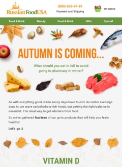Vitamins autumn is coming