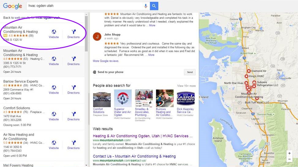 Google's Local Pack