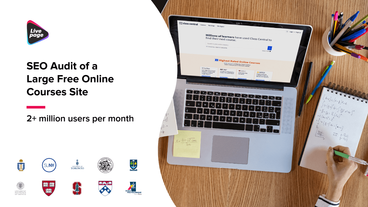 The Class Central Case Study: A Large Site SEO Audit