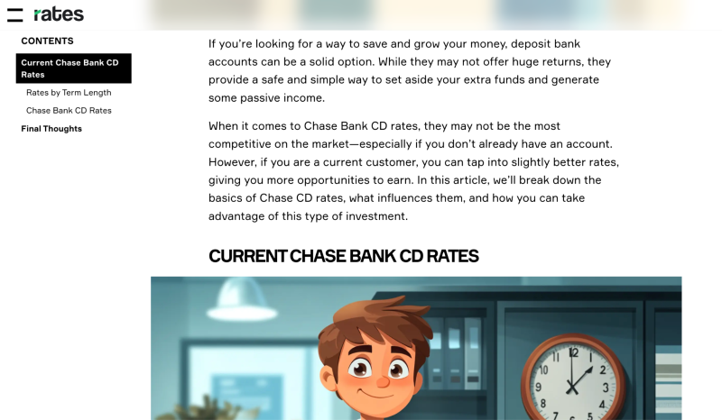 Sample article from the international version of Rates.fm