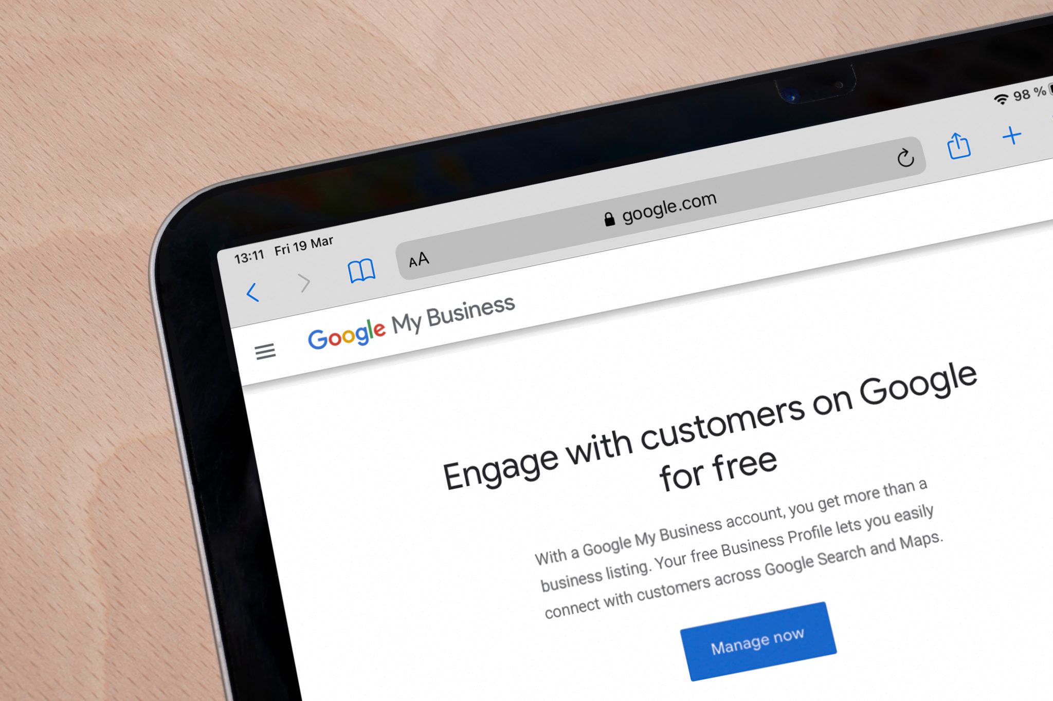 Fill out Google Business Profile (GBP)
