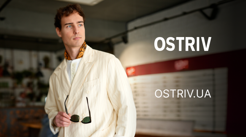 OSTRIV company logo and banner