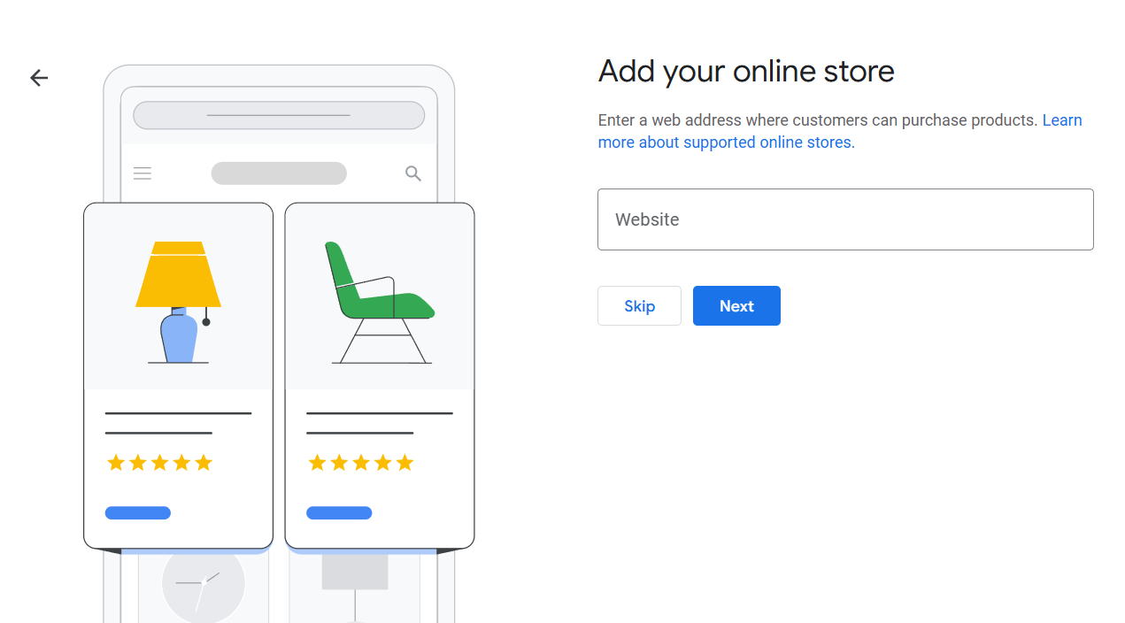 Add your business location or service area for creating Google Business Profile