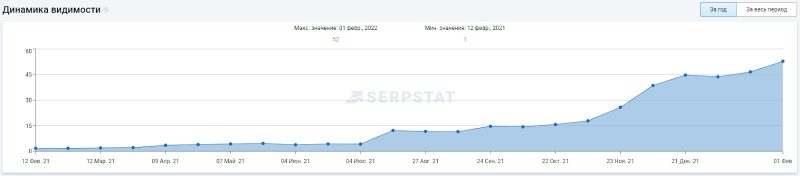Growth in priority keyword rankings and improved search visibility
