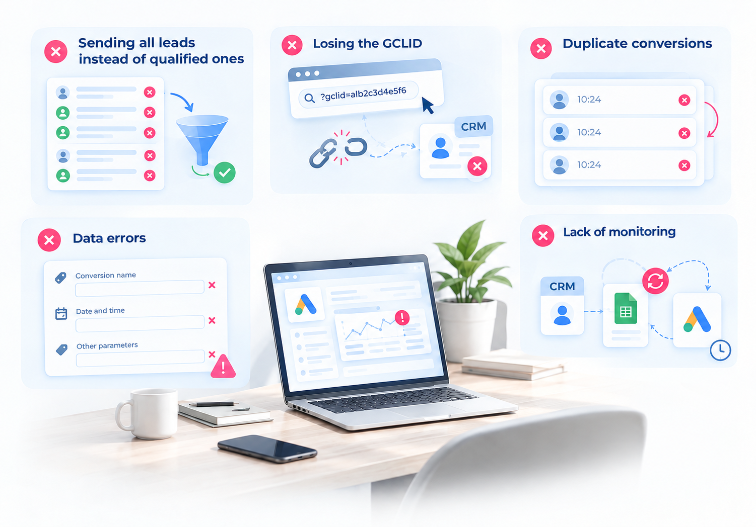 Common Mistakes When Working with Offline Conversions in Google Ads